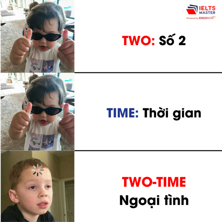 Two Ntime Nâng cấp cùng cụm từ tiếng anh: Two-time - Trần Anh Khang