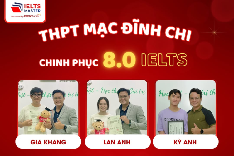 Vinh danh học viên 8.0 IELTS