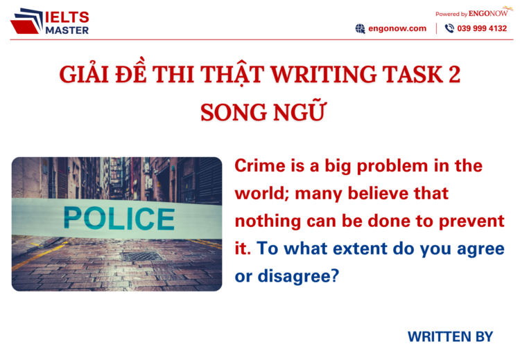 bài mẫu IELTS Writing Task chủ đề Crime