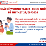 bài mẫu ielts writing task 2